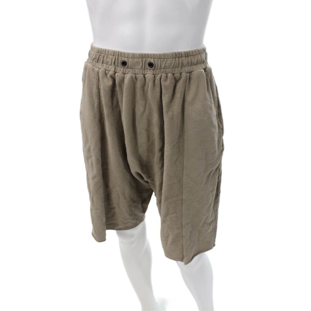 Daniel Patrick Mens Sweat Shorts Beige Drawstring Cotton Size XL